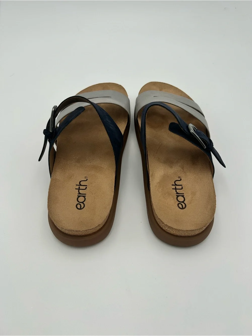 Earth Strappy Footbed Flatform Sandals